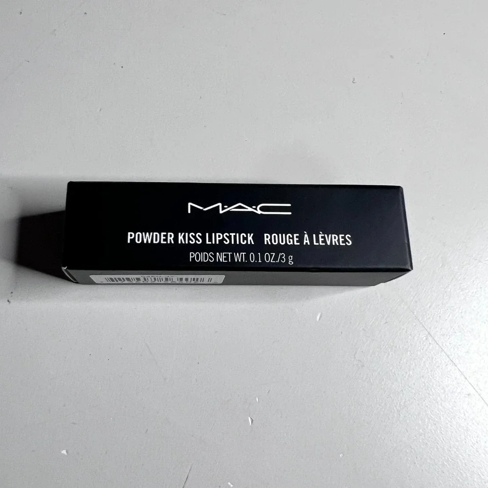 Lot 2 MAC Powder Kiss Lipstick 922 Werk Werk Werk Full Size NIB 0.1oz Made Italy